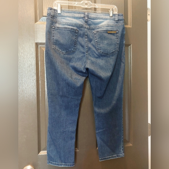 Michael Kors Crop Distressed Jeans - Picture 2 of 4